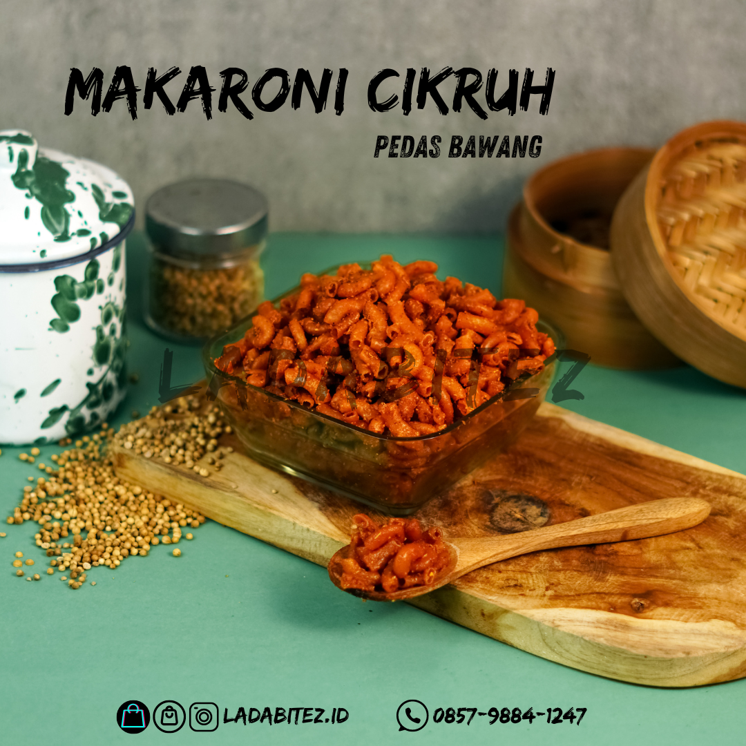Makaroni Cikruh Pedas Minyak Bawang Putih